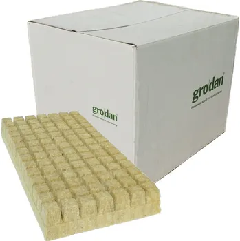 Substrát GRODAN sadbovací kostka 36x36x65mm, box 1764ks