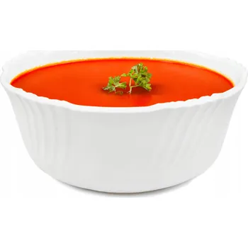 SALÁTOVÁ MÍSA BÍLÁ OPAL HLUBOKÁ MISKA 20CM MÍSA KULATÁ TALÍŘ NA POLÉVKU