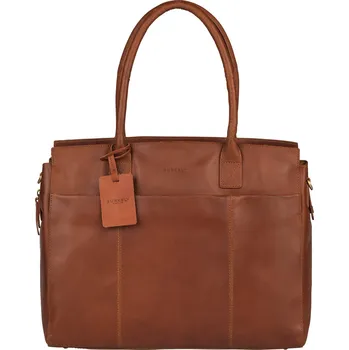 Kabelka Dámská kožená business kabelka Burkely Leas - koňak