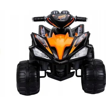 Dětské vozidlo Čtyřkolka na Akumulátor Velká Kola Černá