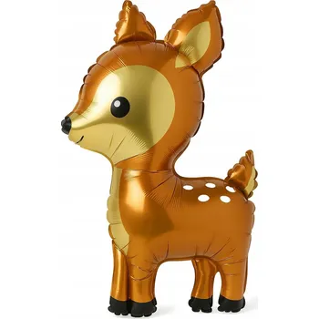 Balónek Fóliový balónek SRNKA JELÍNEK 76x104cm LESNÍ ZVÍŘATA