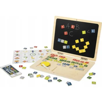 Obraz PLAYTIVE Dřevěný notebook, 84 dílů, 3+