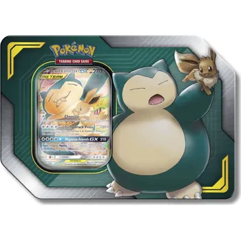 Sběratelská karetní hra Pokémon Tag Team Tins: Eevee & Snorlax GX Tin