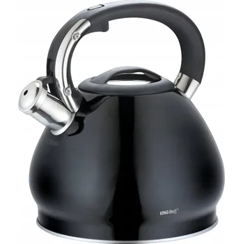 Varná konvice Kinghoff tradiční ocelová smaltovaná Konvice 3,4 l černá