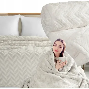 Prostěradlo Deka Eurofirany polyester 200 cm x 220 cm béžová