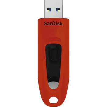 USB flash disk SanDisk Ultra USB 3.0 64 GB červená