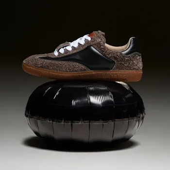 Pánské tenisky Botas LaFormela Brown - Pánské kožené tenisky / botasky hnědé | česká výroba ze Zlína 41 EU