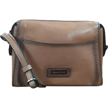 Kabelka Gianni Conti dámská kožená crossbody koňaková 6553632 koňak
