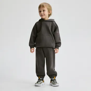 Dětská móda Reserved - Úpletová oversize sada - tmavě šedá - 669HR-90X - 669HR-90X-92