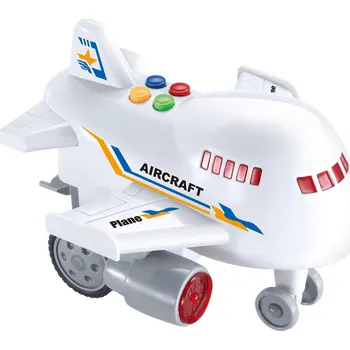 autíčko Letadlo na setrvačník s efekty 14 cm