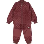 MIKK-LINE Dětský termo set bunda a kalhoty – červená Apple Butter – Velikost: 80 Červená 80