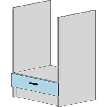 Kuchyňská skříňka Slevadoma Spodní skříňka T-60-D | CARLINA Barva dvířek: antracit, Barva korpusu: dub tacho