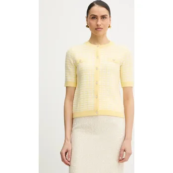 Dámský svetr Kardigan Morgan MORESA žlutá 10X, vel. XS