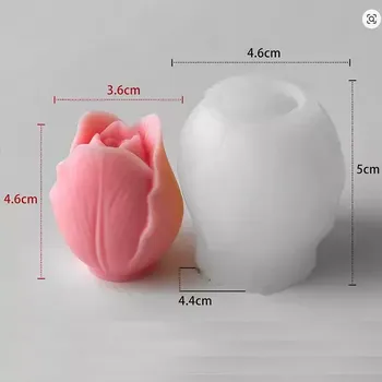 Forma na odlévání Silikonová forma na svíčky - Tulipán