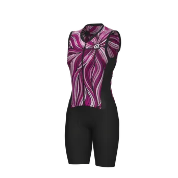 Sport dámská kombinéza ALÉ PRAGMA ART Pink M