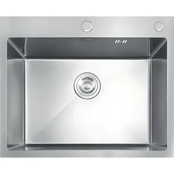 Nerezový dřez Nerezový dřez MIXXUS MH5843 DECOR SS COLOR se sifonem, nerez