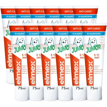 zubní pasta Elmex Junior dětská zubní pasta 12x75ml
