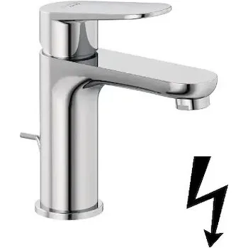 Vodovodní baterie Kludi X1 - Umyvadlová baterie s výpustí, chrom 322760575