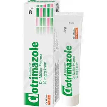 Lék na kožní problémy, vlasy a nehty Clotrimazole Dr.Müller Pharma 10mg/g crm.1x20g II