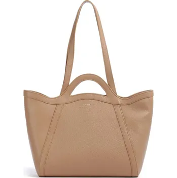 Kabelka Coccinelle Amalia kožená kabelka přes rameno světle hnědá - Amalia + doprava zdarma