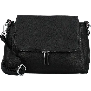 Kabelka Stylová dámská koženková crossbody kabelka Kornelia, černá