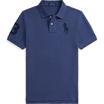 Chlapecké tričko Dětské bavlněné polo tričko Polo Ralph Lauren 323703635503 námořnická modř 59X, vel. 140-149