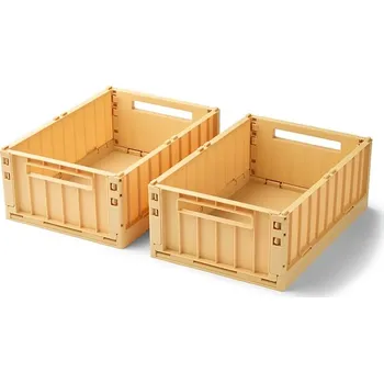 Úložný box Úložný box Liewood Weston Storage Box M 2-pack LW14677.PPY2 žlutá 17X, vel. ONE SIZE
