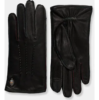 Rukavice Kožené rukavice Kurt Geiger London 5071500109 černá 99X, vel. M