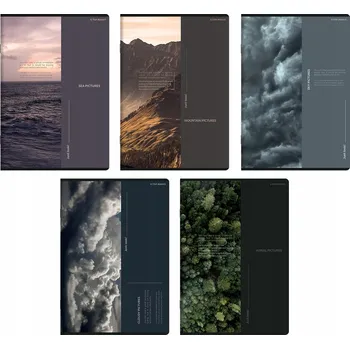 Sešit Sešit A5 s mřížkou TOP-2000, 96 listů, měkká obálka, vícebarevný