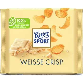 Čokoláda Ritter Sport bílá čokoláda s křupinkami 100g