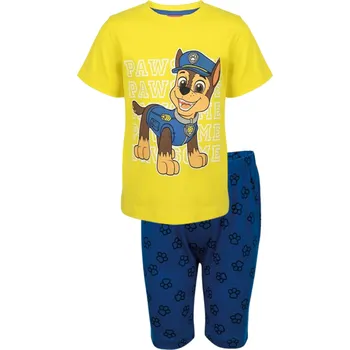 PYŽAMO TLAPKOVÁ PATROLA (žluto-tmavě modré) Velikost: 92