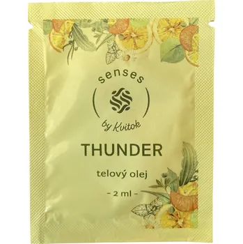 Tělový olej Kvitok Senses Vyživující tělový olej Thunder - vzorek (2 ml)