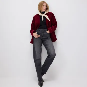 Dámské džíny Reserved - Džíny straight - šedá - 750FZ-90J - 750FZ-90J-36