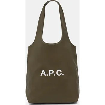 Kabelka Taška A.P.C. tote ninon small PUAAT.M61861 zelená 78X, vel. ONE SIZE