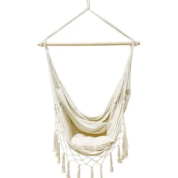 Béžové závěsné křeslo BRASILIA