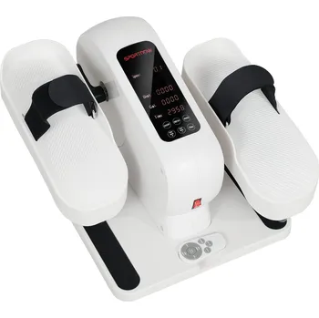 Eliptický trenažér Mini pedálový trenažér s displayem | bílý