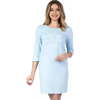 Dámská noční košile Dámská noční košile 138/41 REGINA modrá světlá M