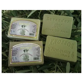 Mýdlo kator ŘECKÉ OLIVOVÉ MÝDLO S VŮNÍ LEVANDULE 100GR