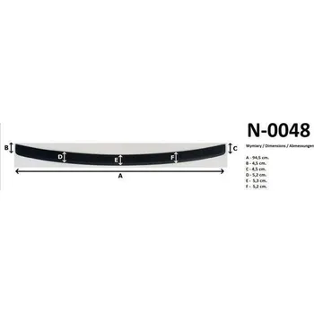 Lišta karosérie Nášlap kufru Hyundai i10, 2017 - 2019