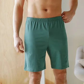 Dámské pyžamo Pyžamové jednobarevné šortky tmavě zelená 36/38