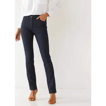 Dámské kalhoty Tvarující kalhoty s 5 kapsami tmavě modrá 42