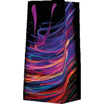 Dárková taška Papírová taška PAW Vibrant Light Waves DEO ,balení 5 ks Paw