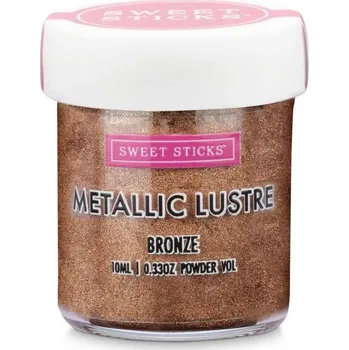Přisada na vaření a pečení Prachová barva metalická Burnt Bronze 10ml - Sweet Sticks | Cukrářské potřeby