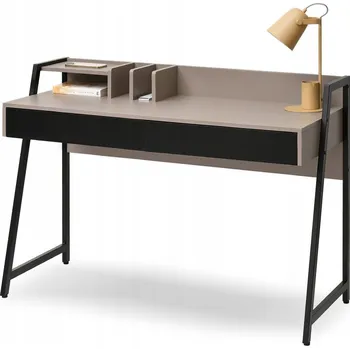 Psací stůl Obdélníkový psací stůl Mebel-Partner 124 x 51 x 88 cm, béžové odstíny