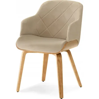 Jídelní židle Židle Mebel-Partner velur béžová 1 ks