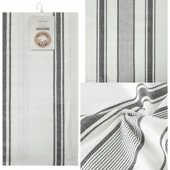 Utěrka Kuchyňská Utěrka OLIVIA/6 50x70 bílé pruhy bavlna