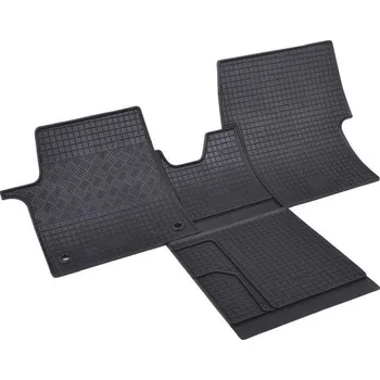 autokoberec Gumové koberce Peugeot e-Traveller, 2016 ->, 2 místa přední LUX s tunelem