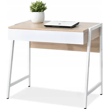 Psací stůl Obdélníkový psací stůl Mebel-Partner 84 x 48 x 76 cm bílý