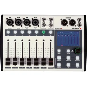 Hi-Fi komponenty PROEL DIGIPAD8 Digitální mixpult