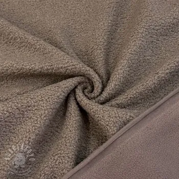 Fleece TEDDY DOUBLE SIDED taupe